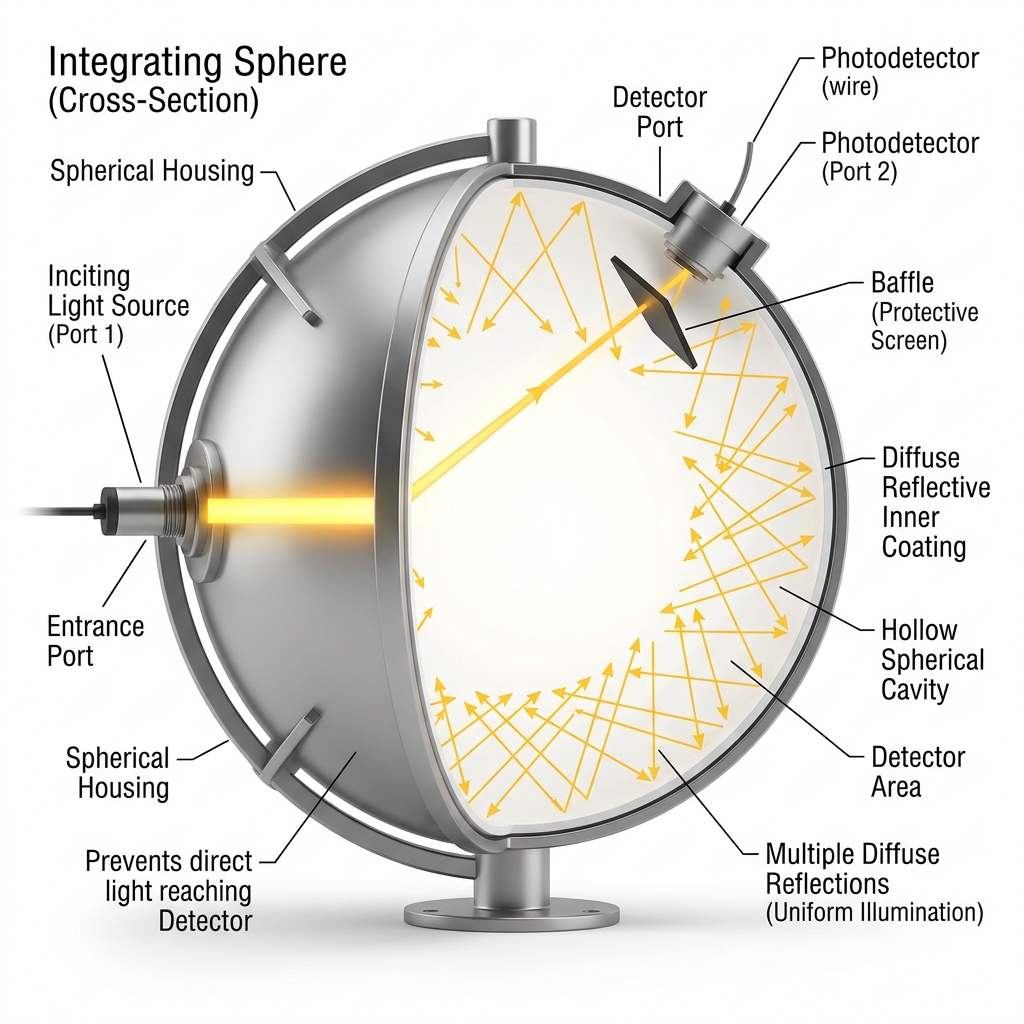 Integrating Sphere Cross-Section